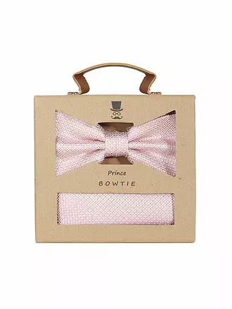SEIDENFALTER | Coffret cadeau - Nœud papillon et pochette de costume | rosa
